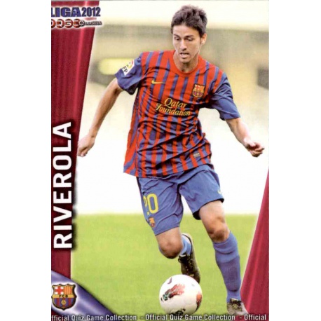 Riverola Barcelona B 786 Las Fichas de la Liga 2012 Platinum Official Quiz Game Collection