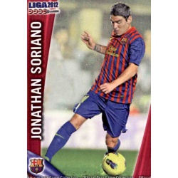 Jonathan Soriano Barcelona B 792 Las Fichas de la Liga 2012 Platinum Official Quiz Game Collection