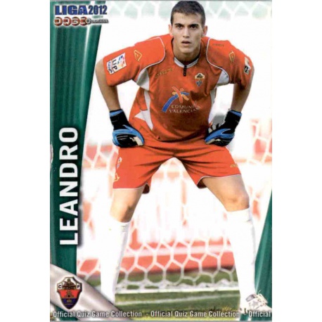 Leandro Elche 799 Las Fichas de la Liga 2012 Platinum Official Quiz Game Collection