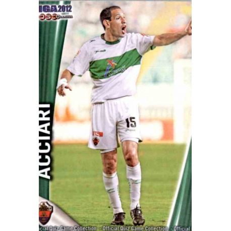 Acciari Elche 805 Las Fichas de la Liga 2012 Platinum Official Quiz Game Collection