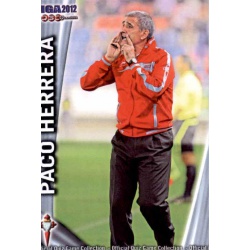 Paco Herrera Celta 819 Las Fichas de la Liga 2012 Platinum Official Quiz Game Collection