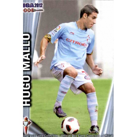 Hugo Mallo Celta 821 Las Fichas de la Liga 2012 Platinum Official Quiz Game Collection