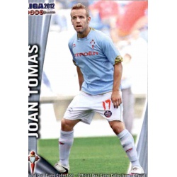 Joan Tomás Celta 825 Las Fichas de la Liga 2012 Platinum Official Quiz Game Collection