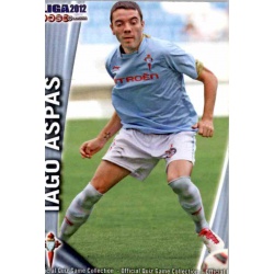 Iago Aspas Celta 827 Las Fichas de la Liga 2012 Platinum Official Quiz Game Collection