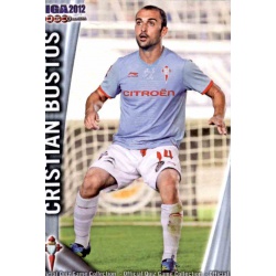 Cristian Bustos Celta 828 Las Fichas de la Liga 2012 Platinum Official Quiz Game Collection