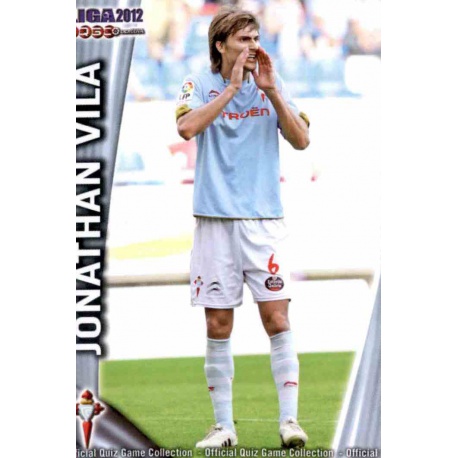 Jonathan Vila Celta 829 Las Fichas de la Liga 2012 Platinum Official Quiz Game Collection