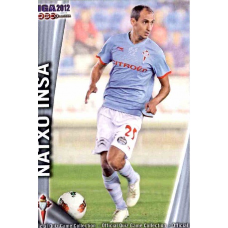Natxo Insa Celta 830 Las Fichas de la Liga 2012 Platinum Official Quiz Game Collection