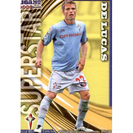 De Lucas Superstar Celta 837 Las Fichas de la Liga 2012 Platinum Official Quiz Game Collection