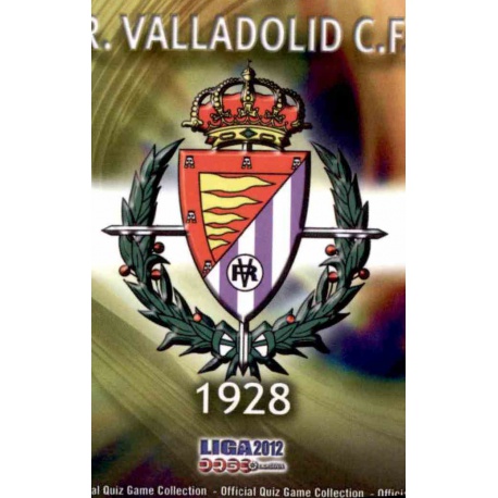 Escudo Valladolid 838 Las Fichas de la Liga 2012 Platinum Official Quiz Game Collection