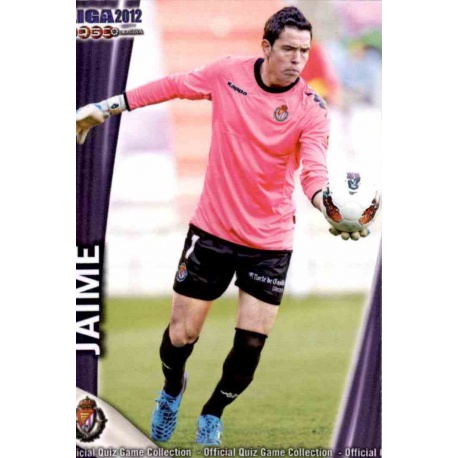 Jaime Valladolid 841 Las Fichas de la Liga 2012 Platinum Official Quiz Game Collection