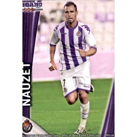 Nauzet Valladolid 852 Las Fichas de la Liga 2012 Platinum Official Quiz Game Collection