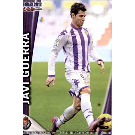 Javi Guerra Valladolid 854 Las Fichas de la Liga 2012 Platinum Official Quiz Game Collection
