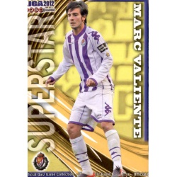 Marc Valiente Superstar Valladolid 857 Las Fichas de la Liga 2012 Platinum Official Quiz Game Collection