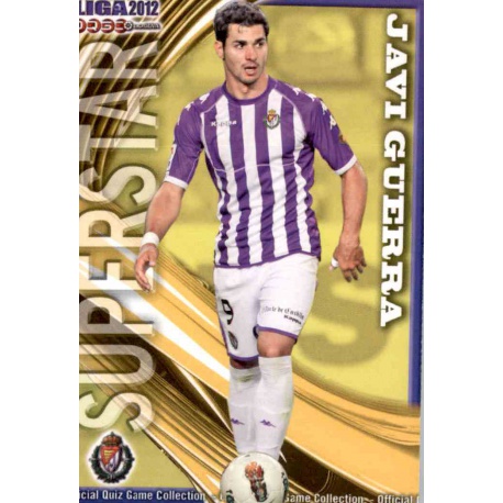 Javi Guerra Superstar Valladolid 858 Las Fichas de la Liga 2012 Platinum Official Quiz Game Collection