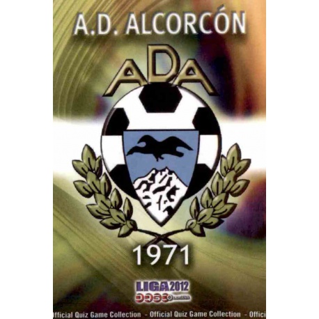 Escudo Alcorcón 880 Las Fichas de la Liga 2012 Platinum Official Quiz Game Collection