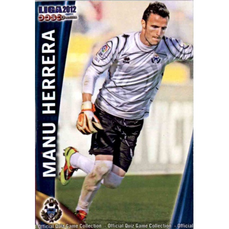 Manu Herrera Alcorcón 883 Las Fichas de la Liga 2012 Platinum Official Quiz Game Collection