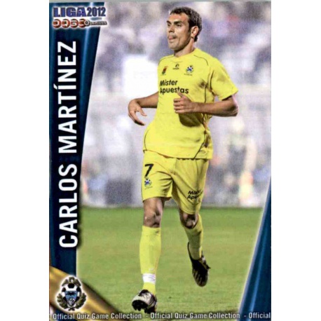 Carlos Martínez Alcorcón 892 Las Fichas de la Liga 2012 Platinum Official Quiz Game Collection