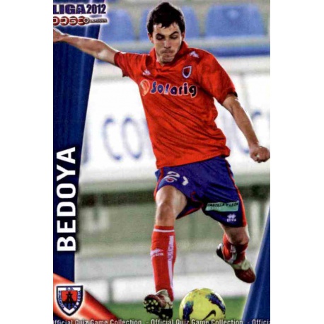 Bedoya Numancia 906 Las Fichas de la Liga 2012 Platinum Official Quiz Game Collection
