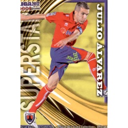 Julio Álvarez Superstar Numancia 921 Las Fichas de la Liga 2012 Platinum Official Quiz Game Collection