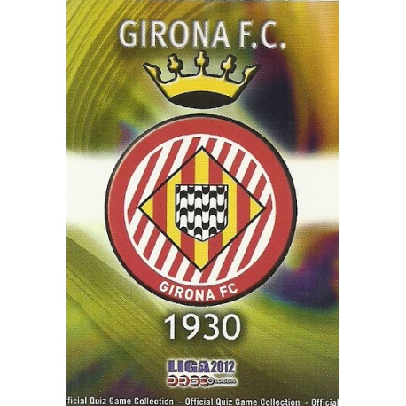 Escudo Girona 922 Las Fichas de la Liga 2012 Platinum Official Quiz Game Collection