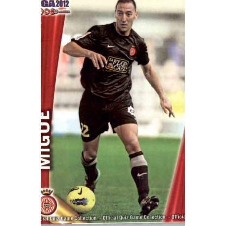 Migue Girona 929 Las Fichas de la Liga 2012 Platinum Official Quiz Game Collection