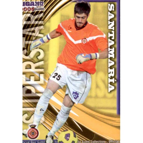Santamaría Superstar Girona 942 Las Fichas de la Liga 2012 Platinum Official Quiz Game Collection