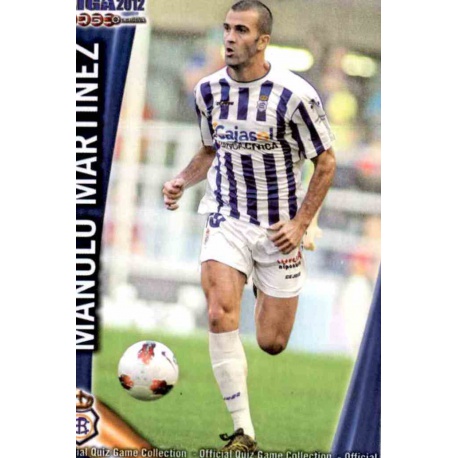 Manolo Martínez Recreativo 947 Las Fichas de la Liga 2012 Platinum Official Quiz Game Collection