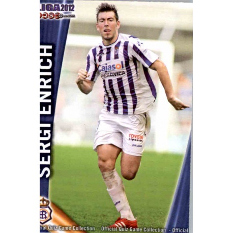 Sergi Enrich Recreativo 960 Las Fichas de la Liga 2012 Platinum Official Quiz Game Collection