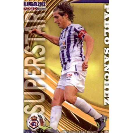 Pablo Sánchez Superstar Recreativo 962 Las Fichas de la Liga 2012 Platinum Official Quiz Game Collection