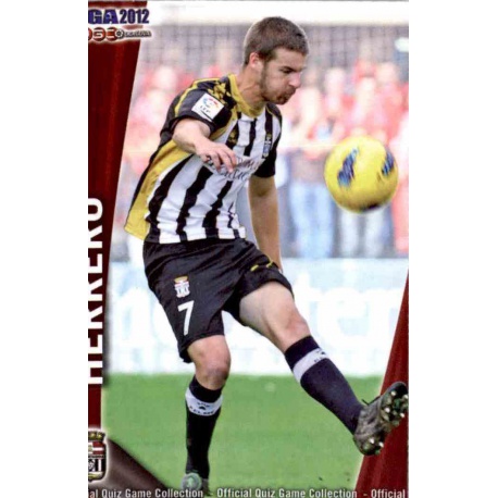 Herrero Cartagena 972 Las Fichas de la Liga 2012 Platinum Official Quiz Game Collection