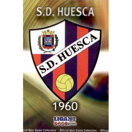 Emblem Huesca 985 Las Fichas de la Liga 2012 Platinum Official Quiz Game Collection