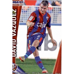 David Vázquez Huesca 995 Las Fichas de la Liga 2012 Platinum Official Quiz Game Collection