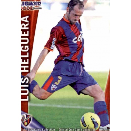 Luis Helguera Huesca 997 Las Fichas de la Liga 2012 Platinum Official Quiz Game Collection