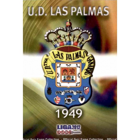 Emblem Las Palmas 1006 Las Fichas de la Liga 2012 Platinum Official Quiz Game Collection
