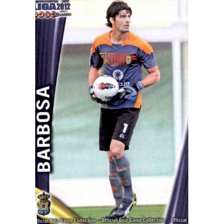 Barbosa Las Palmas 1009 Las Fichas de la Liga 2012 Platinum Official Quiz Game Collection