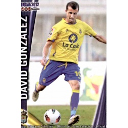 David González Las Palmas 1018 Las Fichas de la Liga 2012 Platinum Official Quiz Game Collection