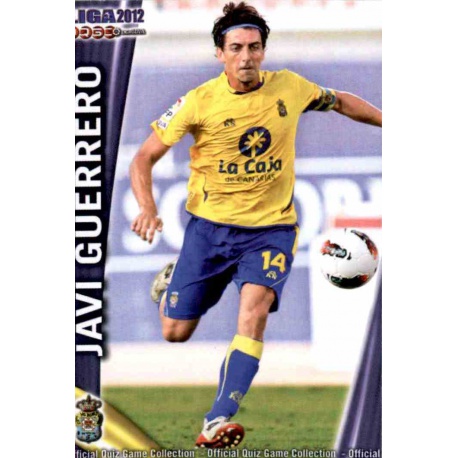 Javi Guerrero Las Palmas 1022 Las Fichas de la Liga 2012 Platinum Official Quiz Game Collection