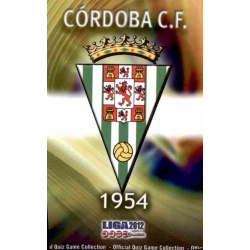 Escudo Córdoba 1027 Las Fichas de la Liga 2012 Platinum Official Quiz Game Collection