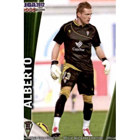 Alberto Córdoba 1030 Las Fichas de la Liga 2012 Platinum Official Quiz Game Collection
