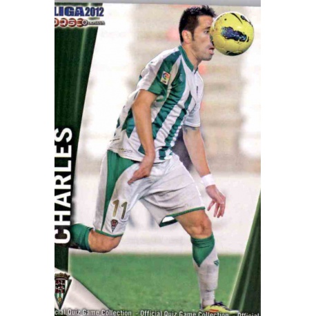 Charles Córdoba 1044 Las Fichas de la Liga 2012 Platinum Official Quiz Game Collection