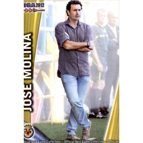 José Molina Villarreal B 1050 Las Fichas de la Liga 2012 Platinum Official Quiz Game Collection