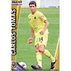 Carlos Tomás Villarreal B 1052 Las Fichas de la Liga 2012 Platinum Official Quiz Game Collection