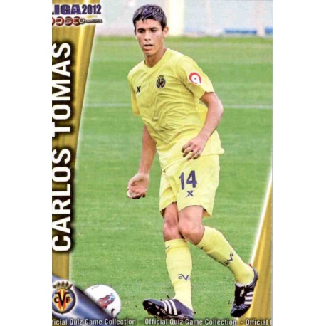 Carlos Tomás Villarreal B 1052 Las Fichas de la Liga 2012 Platinum Official Quiz Game Collection