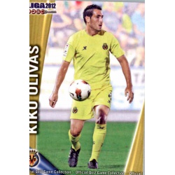 Kiko Olivas Villarreal B 1054 Las Fichas de la Liga 2012 Platinum Official Quiz Game Collection