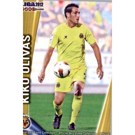 Kiko Olivas Villarreal B 1054 Las Fichas de la Liga 2012 Platinum Official Quiz Game Collection