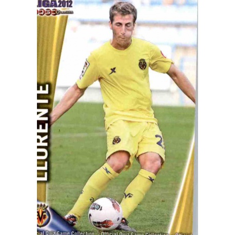 Llorente Villarreal B 1060 Las Fichas de la Liga 2012 Platinum Official Quiz Game Collection