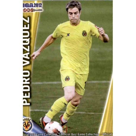 Pedro Vázquez Villarreal B 1062 Las Fichas de la Liga 2012 Platinum Official Quiz Game Collection