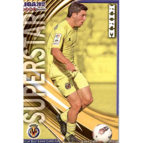 Kike Superstar Villarreal B 1068 Las Fichas de la Liga 2012 Platinum Official Quiz Game Collection