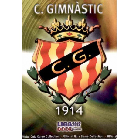 Emblem Gimnàstic 1069 Las Fichas de la Liga 2012 Platinum Official Quiz Game Collection