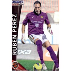 Rubén Pérez Gimnàstic 1072 Las Fichas de la Liga 2012 Platinum Official Quiz Game Collection